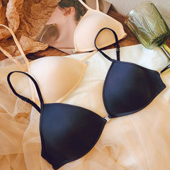 Women Seamless Bras Deep V Neck Brassiere Adjustable Straps Underwear Wireless Push Up Bralette Female Sleeping Soft Lingerie
